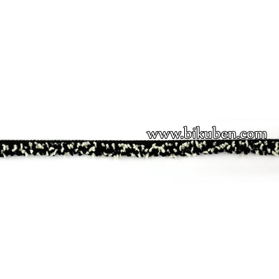 Belagio - Petite Tattered Black Frigde Trim - METERSVIS