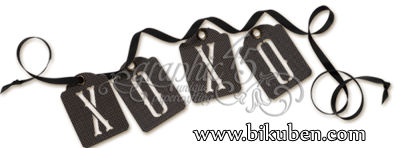 Graphic45 - Alpha Banner - ATC Large Black Box