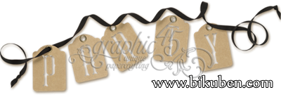 Graphic45 - Alpha Banner - ATC Large Kraft Box