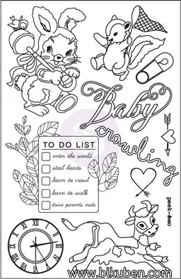 Prima - Heaven Sent - 4x6" Cling Stamp