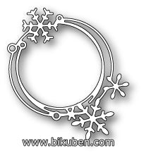 Poppystamps - Dies - Scribble Snowflake Circle
