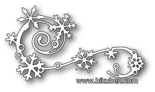 Memory Box - Elegant Snowflake Flourish Die