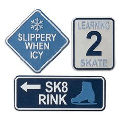 Karen Foster - Ice Skating - Metal Signs