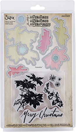Tim Holtz Alterations - Framelits Die Set w/Stamps - Merry Christmas