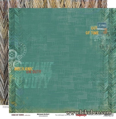 Scrapberry's - Edge of Town - Mechanic on Duty 12x12"