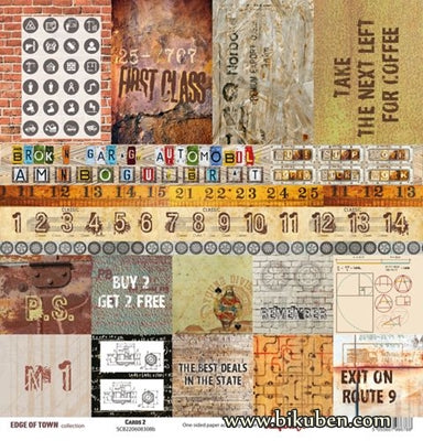 Scrapberry's - Edge of Town - Cards 2 12x12"