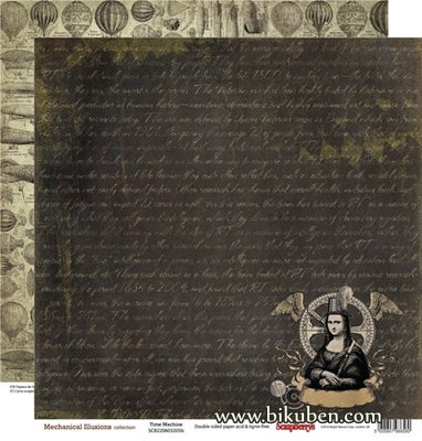 Scrapberry's - Mechanical Illusions - Time Machine 12x12"