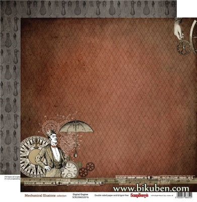 Scrapberry's - Mechanical Illusions - Digital Machine 12x12"