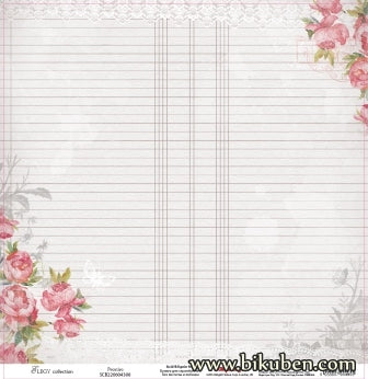 Scrapberry's - Elegy - Peonies 12x12"