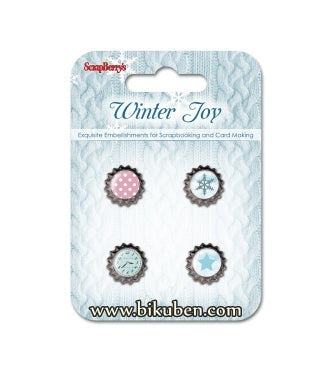 Scrapberry's - Winter Joy - Decorative Embellishments