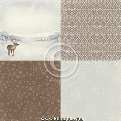 Pion Design - Greetings from the North Pole - Santa's Reindeer 6x6 tum 12x12"