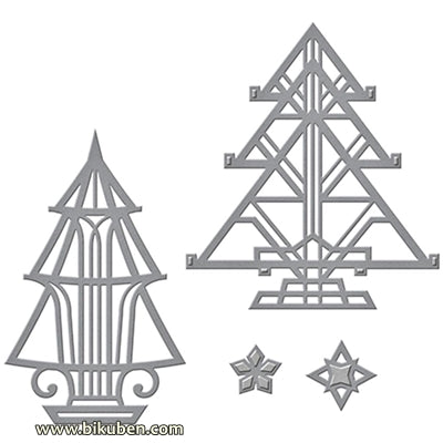 Spellbinder - Shapeabilities - Art Deco Trees