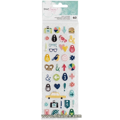 American Crafts - Saturday - Puffy - Mini Icon Stickers