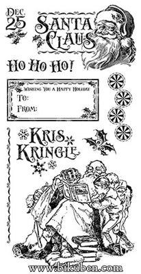 Graphic45 & Hampton Art - St. Nicholas - Cling Stamp 3