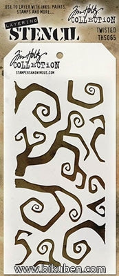 Tim Holtz - Stencil - Twisted