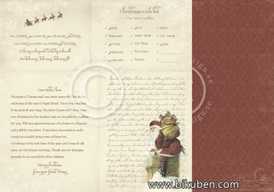 Pion Design - The Night Before Christmas - Dear Santa 12x12"