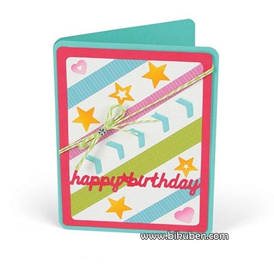 Sizzix - Framelits - Card Front - Script