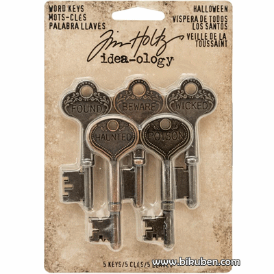 Tim Holtz - Idea-ology - Word Keys - Halloween