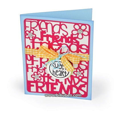 Sizzix - Thinlits - Friends Die-set