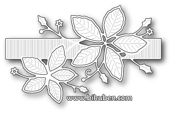 Memory Box - Poinsettia Band Dies