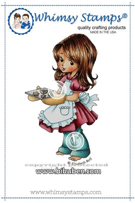 Whimsy Stamps - Cling mount - Little Eleora