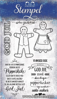 Papirdesign - Clearstamps - Pepperkaker