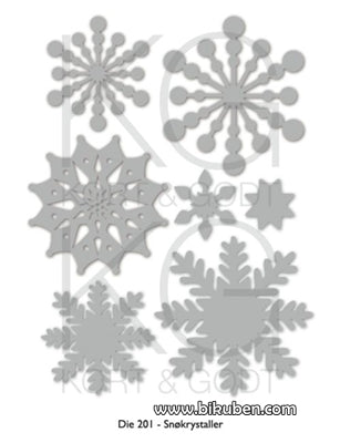 Kort & Godt - Dies - snøkrystaller