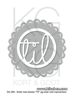 Kort & Godt - Dies - Til Sirkel