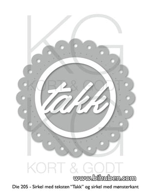 Kort & Godt - Dies - Takk Sirkel