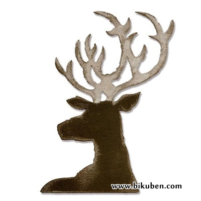 Sizzix - Tim Holtz Alterations - Bigz Die - Dashing Deer