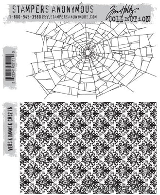 Tim Holtz - Web & Damask - Stamps