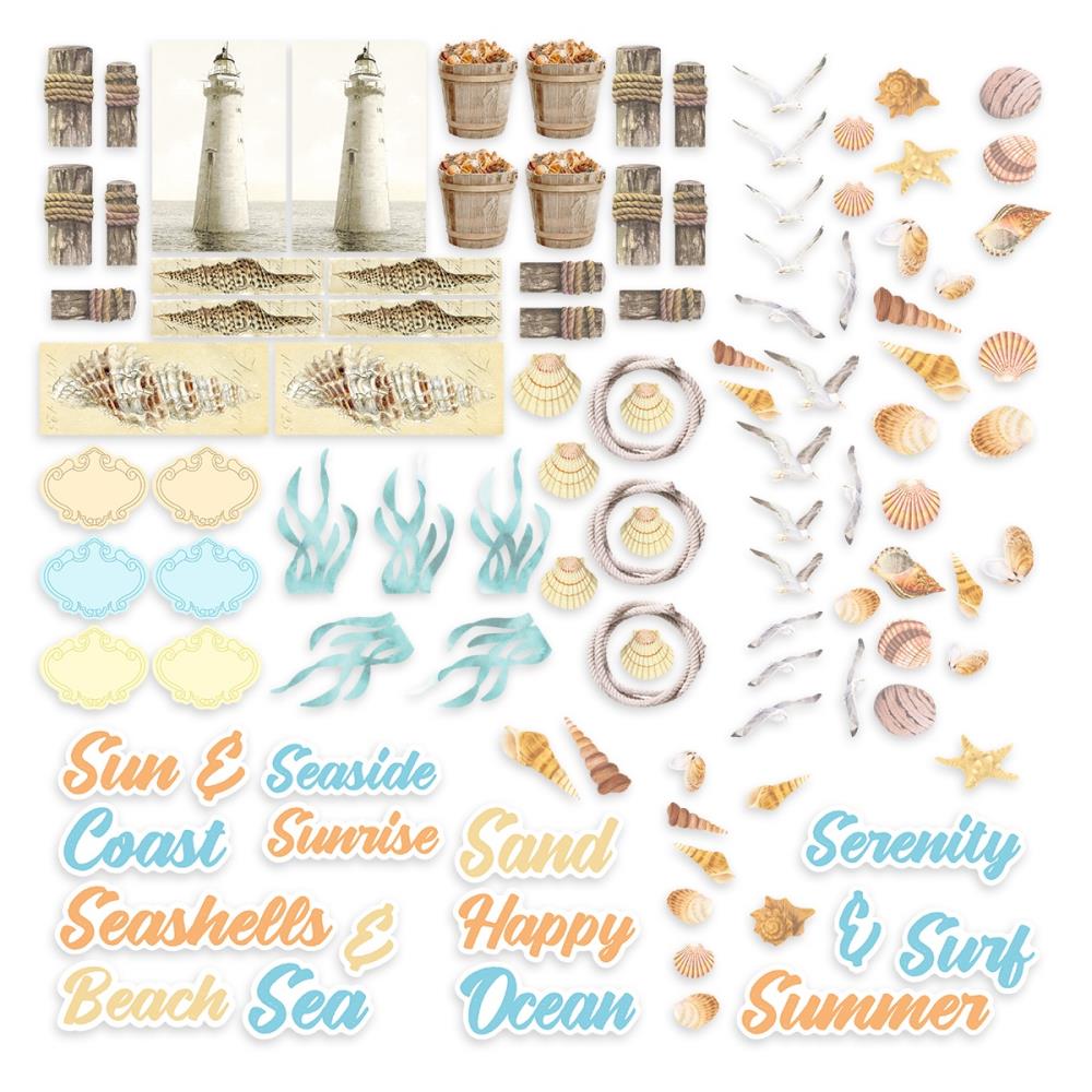 Couture Creations - Seaside Girl - Ephemera