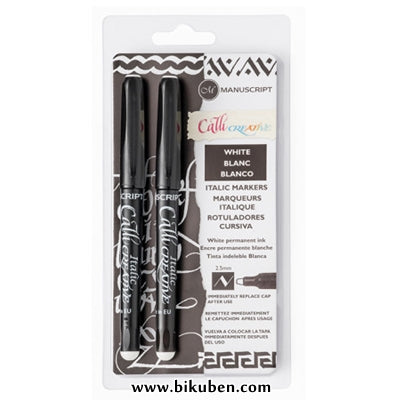 Manuscript - Callicreative - Marker 2,5mm - White