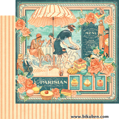 Graphic45 - Cafè Parisian - Cafè Parisian 12x12"