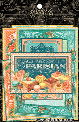 Graphic45 - Cafè Parisian -  Ephemera Cards