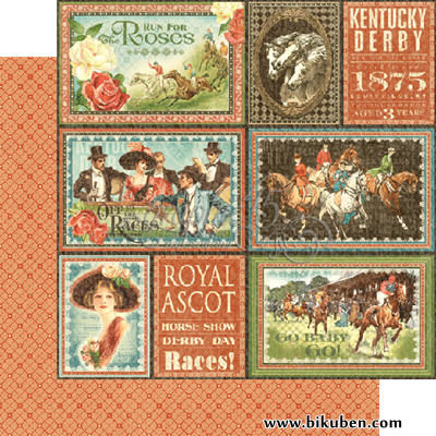 Graphic45 - Off to the Races - Royal Ascot 12x12"