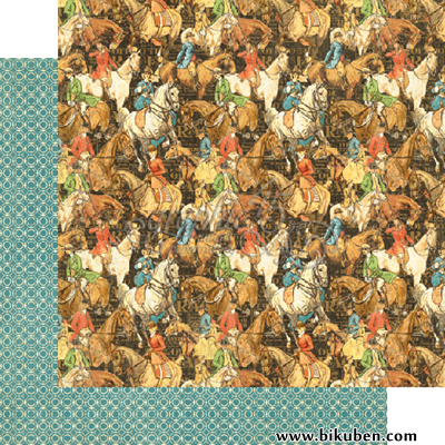 Graphic45 - Off to the Races - Hot to Trot 12x12"