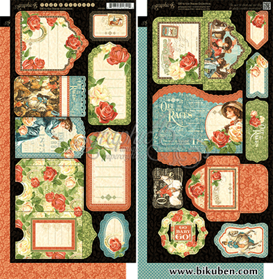 Graphic45 - Off to the Races - Tags & Pockets