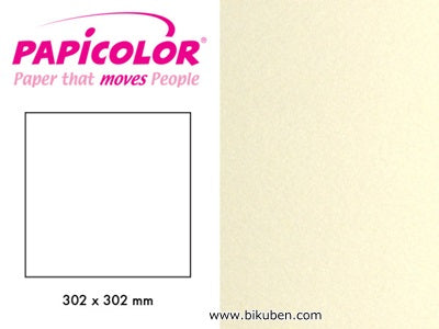 Papicolor - Kartong - Metallic Ivory 12x12"