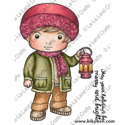 La La Land Crafts - Winter Luka - Red Rubberstamp