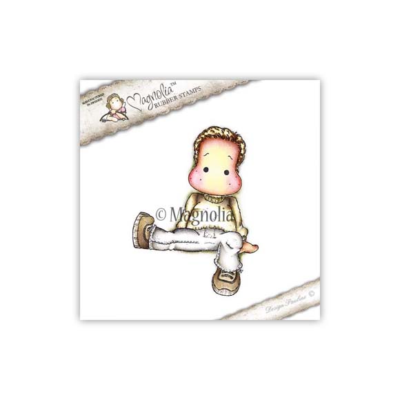 Magnolia - Aspen Holidays - Sitting cozy Edwin - Stamp