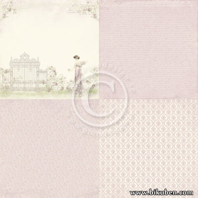 Pion Design - Where the Roses Grow - Scent of Roses 6x6 Tum 12x12"