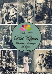 Dixi Craft - Toppers - Vintage Christmas (7cmx10cm)