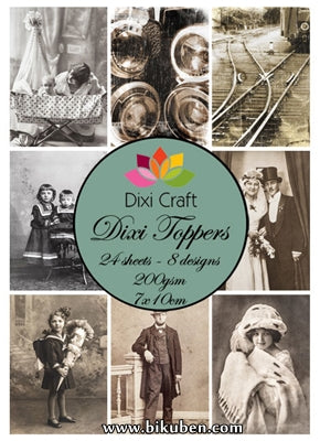 Dixi Craft - Toppers - Vintage Photos (7cmx10cm)