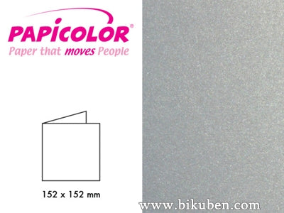 Global - Doble Kort - Metallic - Sølv