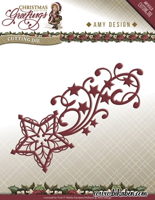 Amy Design - Christmas Greeting - Shooting Star Dies
