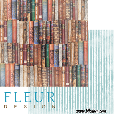 Fleur Design - Flea Market - Bookshelf 12x12"