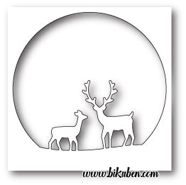 Memory Box - Deer Family Circle Die