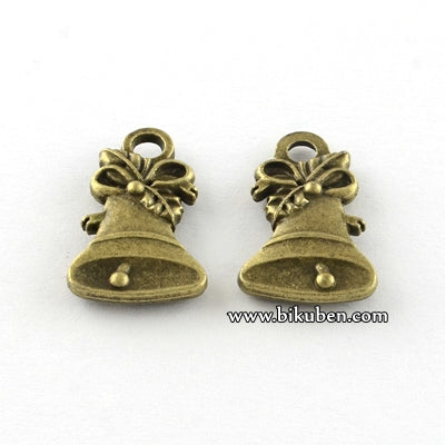 Charms - Antique Bronze - Small Bell