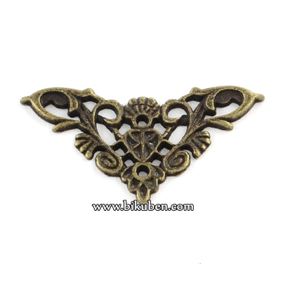 Charms - Antique Bronze - Corner
